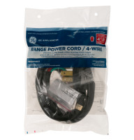 Range Cord 4' 50 Amp 4 Wire — Model #: WX09X10037 Range Cord 4' 50 Amp 4 Wire — Model #: WX09X10037