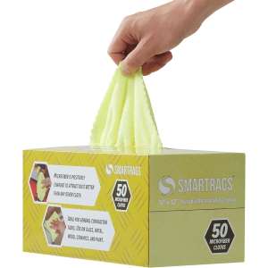 Hospeco, SmartRags Microfiber Cloth, 12"x12", Yellow