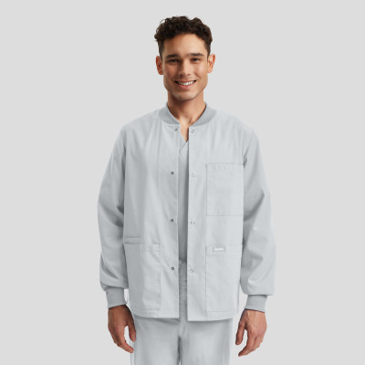 Landau Essentials Unisex 5-Pocket Scrub Jacket-Landau
