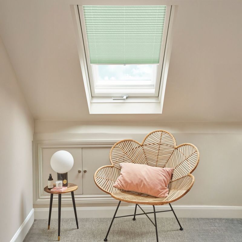 Florence Mint Pleated blind