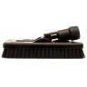 Carlisle, Sparta, 8in, Color Coded Swivel Scrub Brush, Nylon Bristles, Black