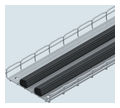 Cable Tray Insert-Black (8W 120L) [942322]