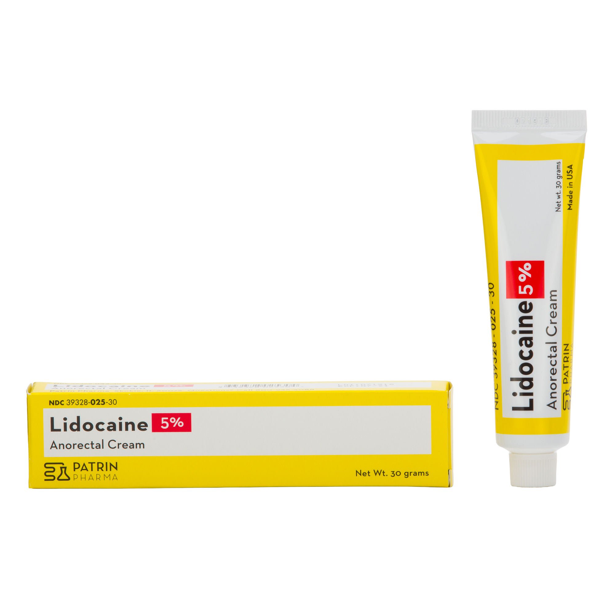 Patrin Pharma Inc LIDOCAINE, CRM ANORECTAL 5% 30GM
