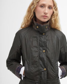 Lightweight Beadnell Waxed Jacket Archive Olive