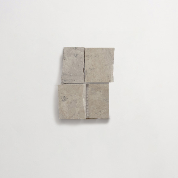 clé lapidary: rough cuts | rough cut mosaic sheet (standard joint) | honed | alpaca grey | sample 