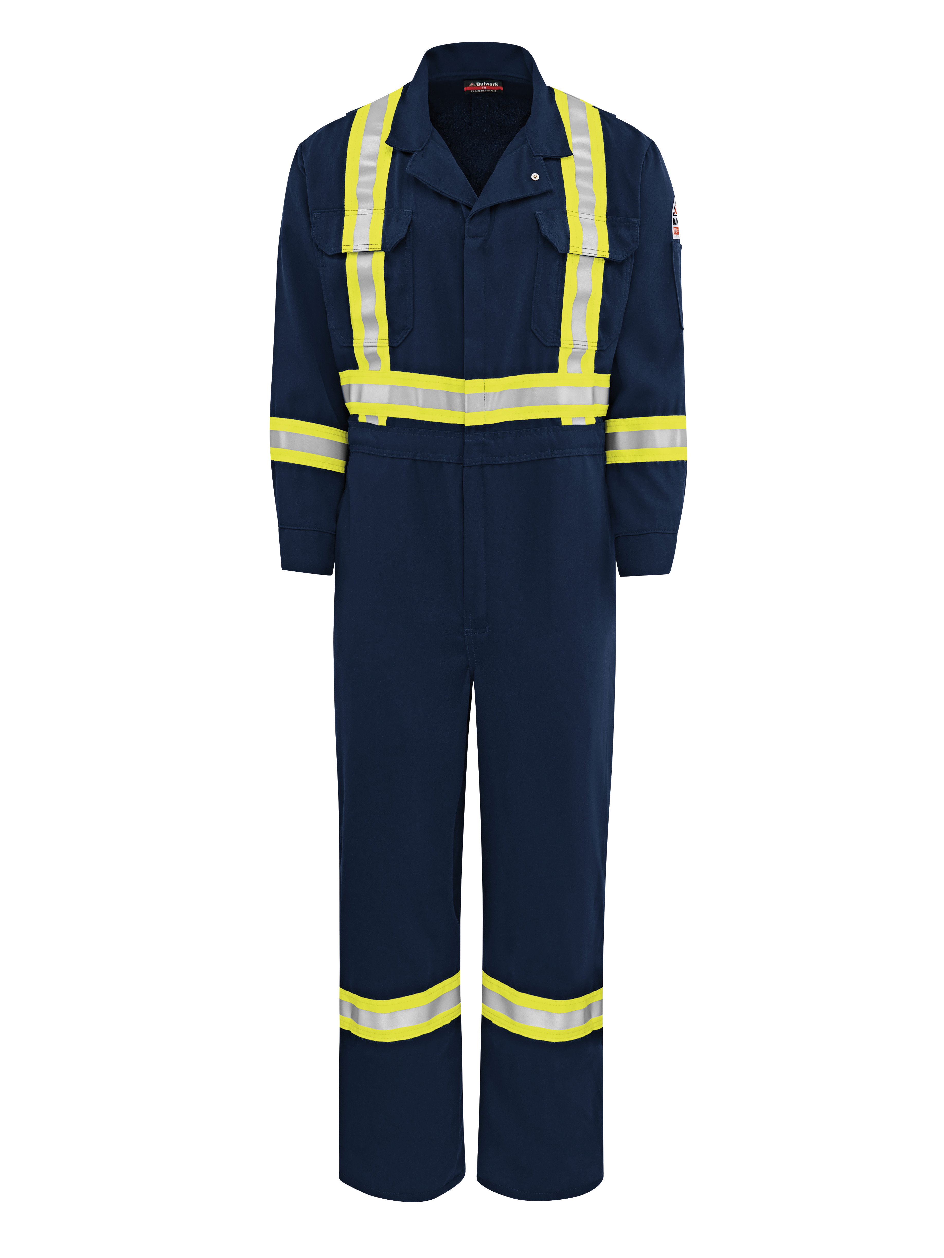 Cool Touch 2 Deluxe Coverall with Striping-Bulwark