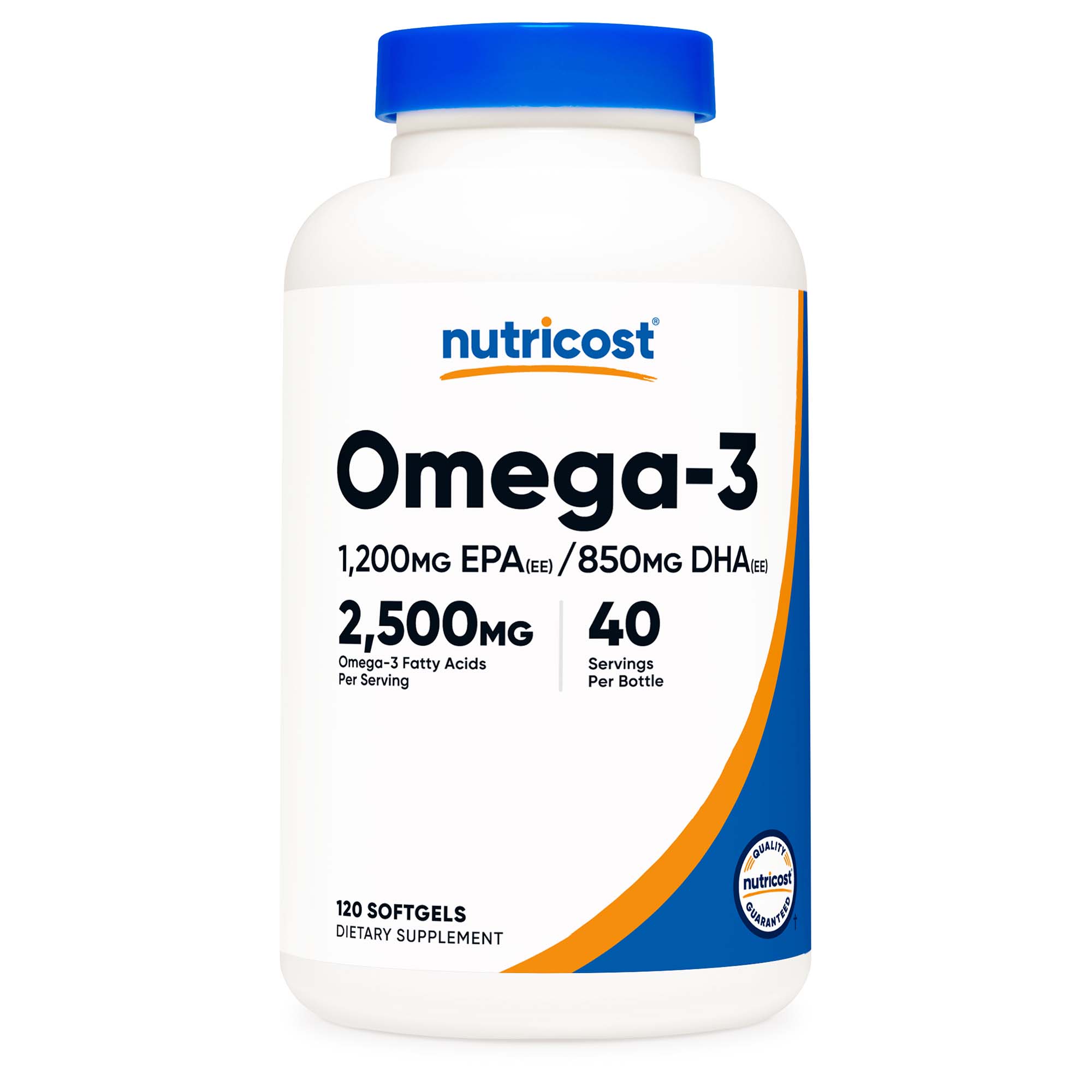 Nutricost VITAMIN, SGEL OMEGA-3 2500MG (120/BT 12BT/CS)