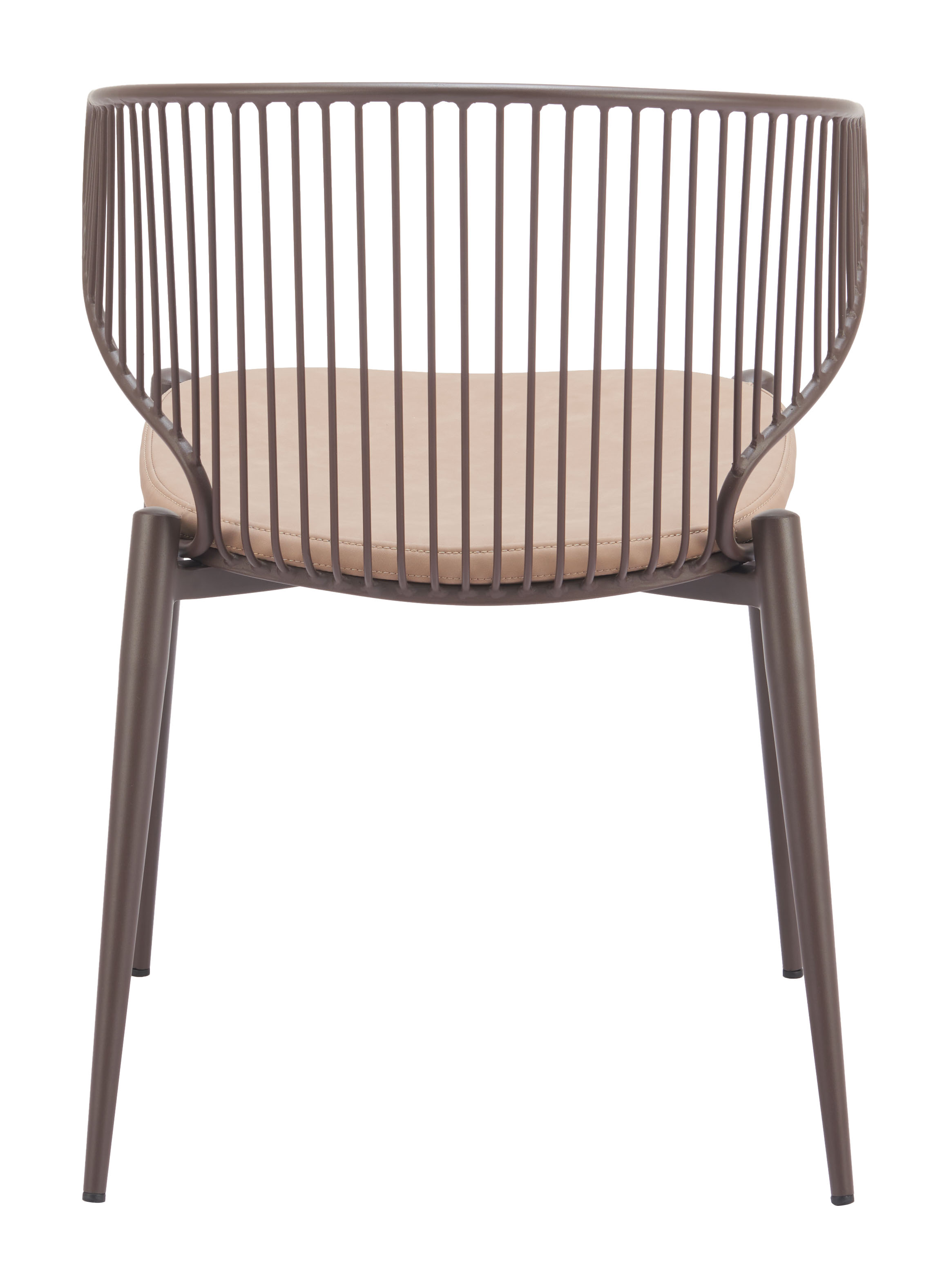 Silues Dining Chair (Set of 2) Taupe & Brown product image