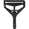 Carlisle, Flo-Pac, Vinyl Coated Metal Side-Gate Mop Handle, 60", Black
