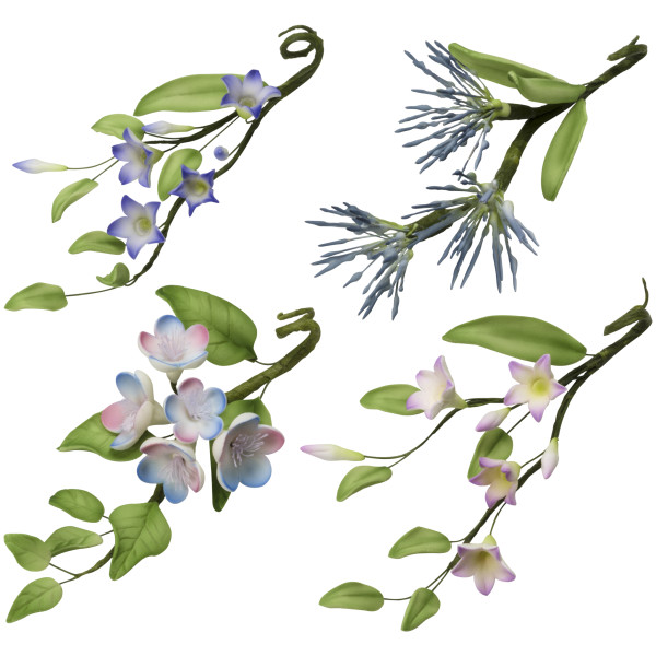 Petite Fleur Assortment Gum Paste Sprays