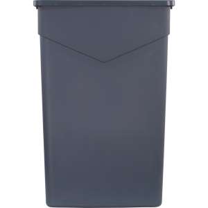 Carlisle, TrimLine, 23 gal, Polyethylene, Gray, Rectangle, Receptacle