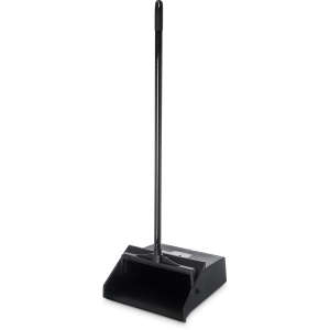 Carlisle, Flo-Pac®  Duo-Pan™, Black, 12", Dust Pan with Long Handle