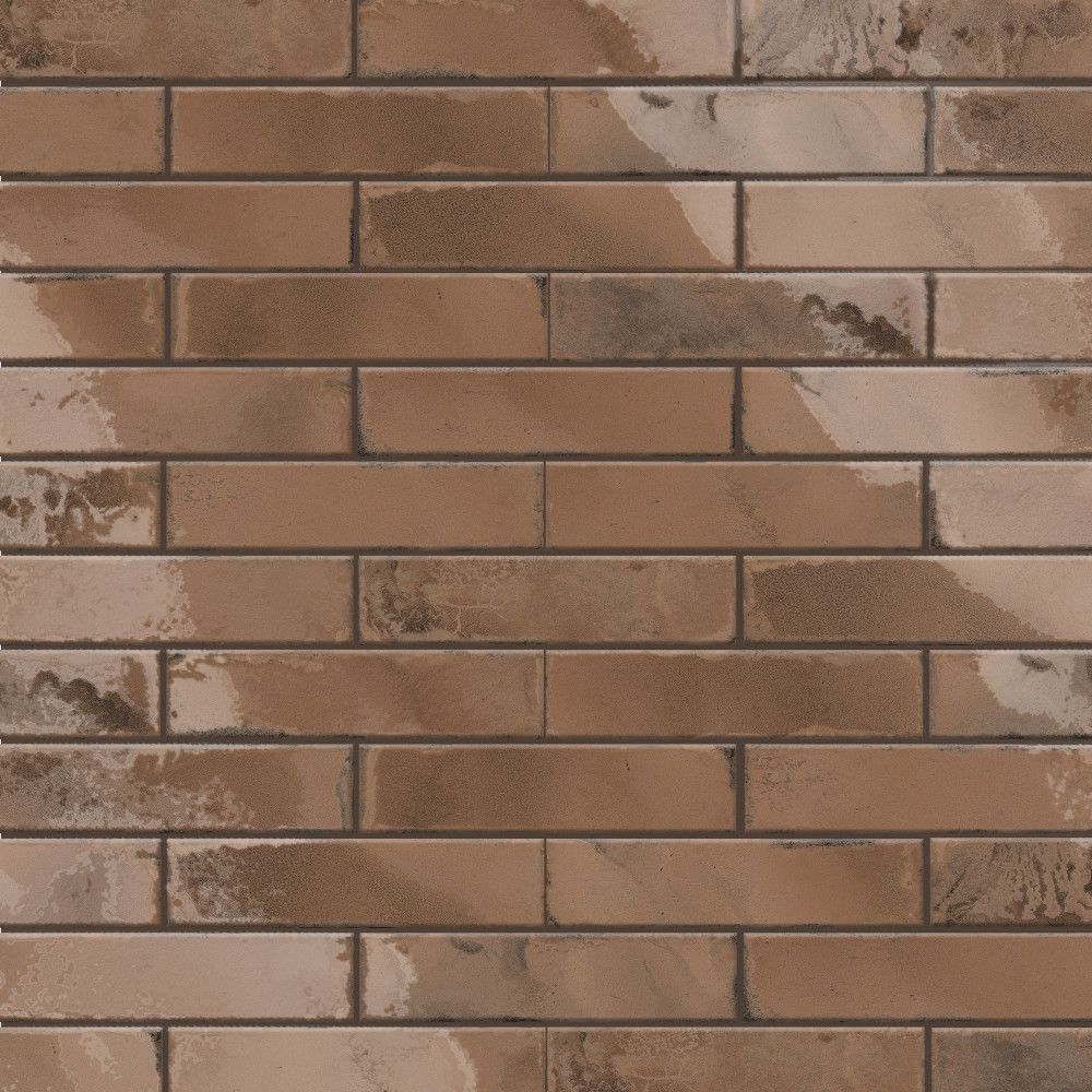 Sample – Luca Amber with Antimicrobial Glaze Ceramic Wall Tile