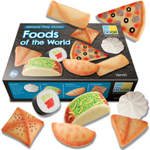 Sensory Play Stones, Foods of the World