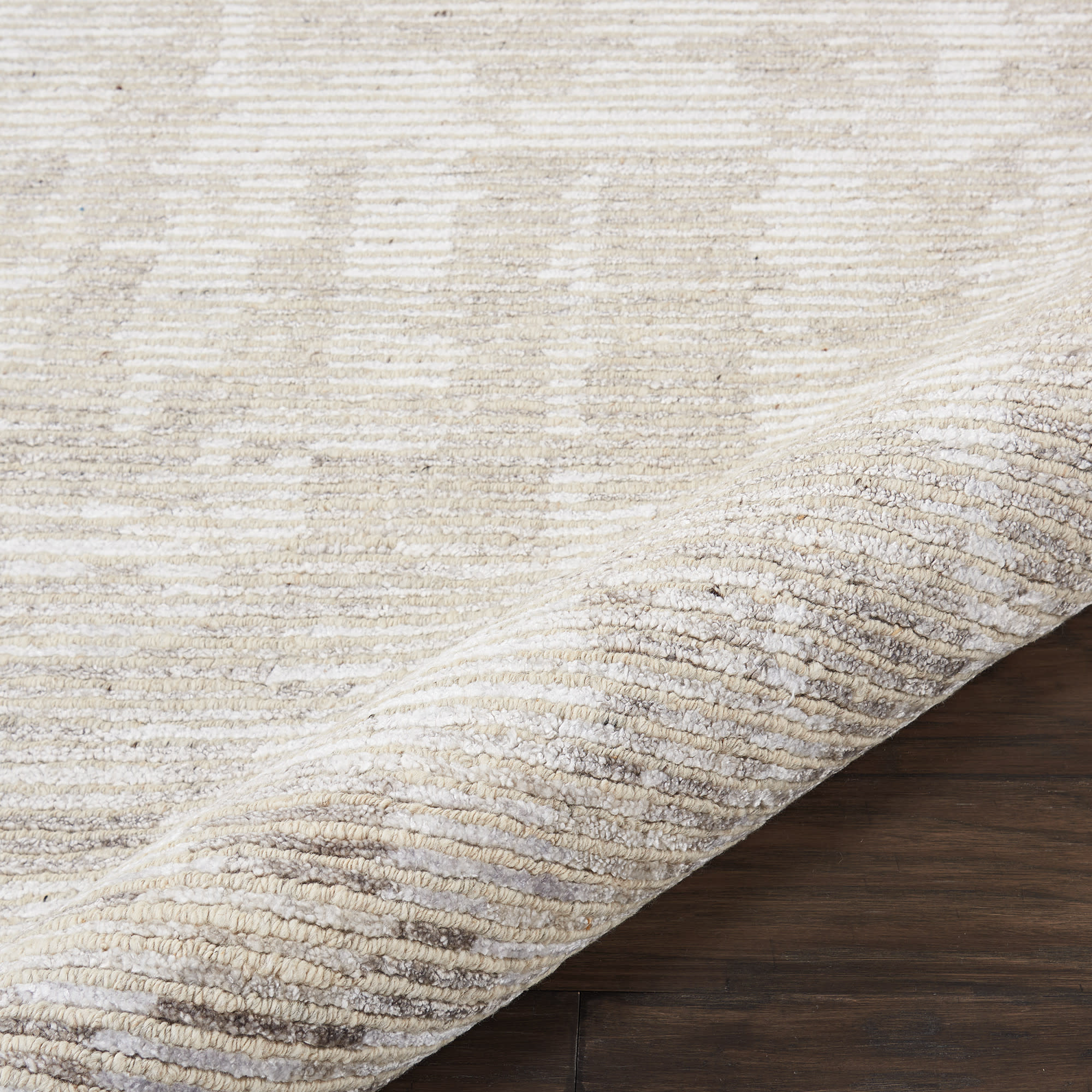Nourison Ellora 2' x 3' Ivory Grey Modern Indoor Rug
