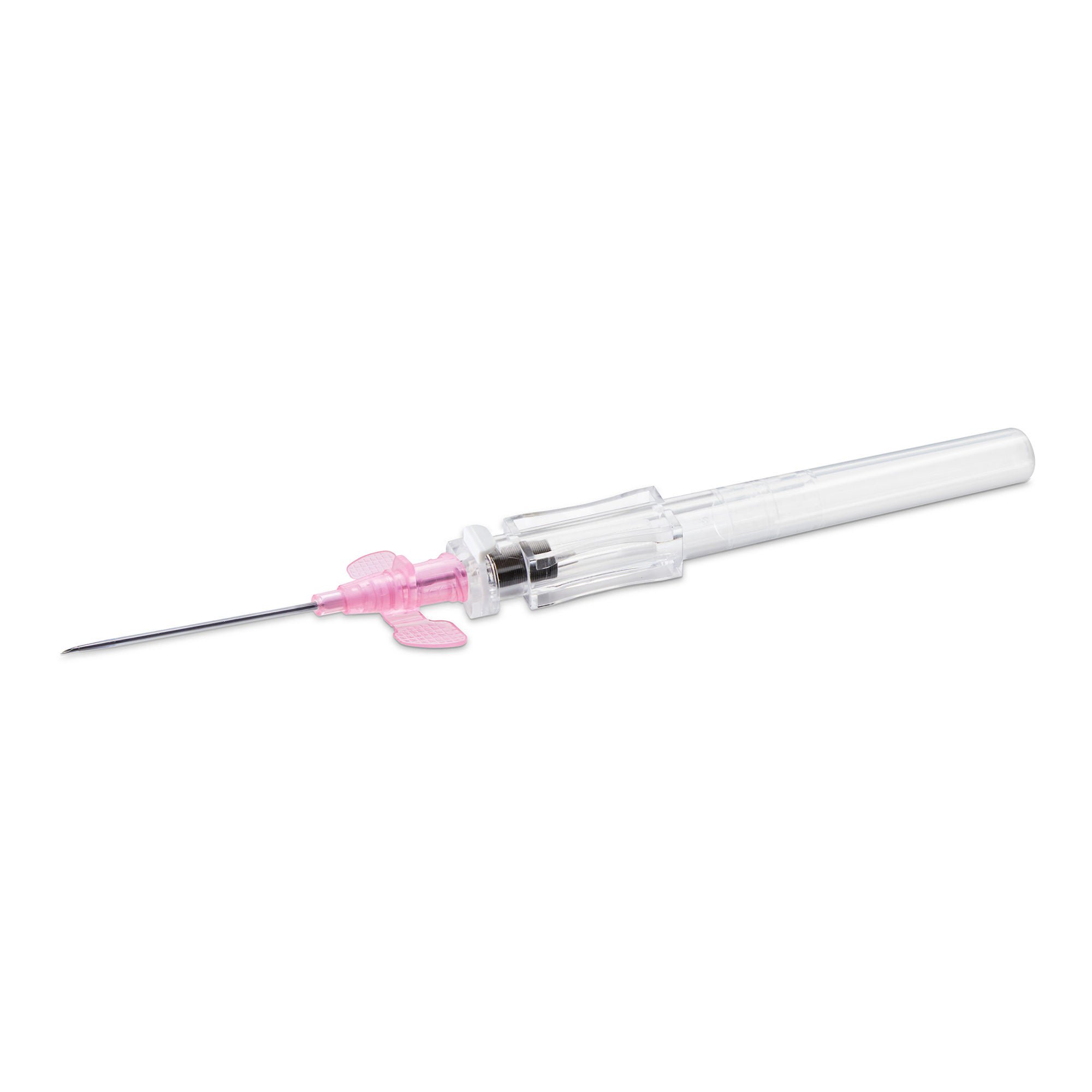 McKesson Brand CATH, IV SFTY WNG PUSH BUTTON BC PNK 20GX1" (50/BX 4BX/CS)