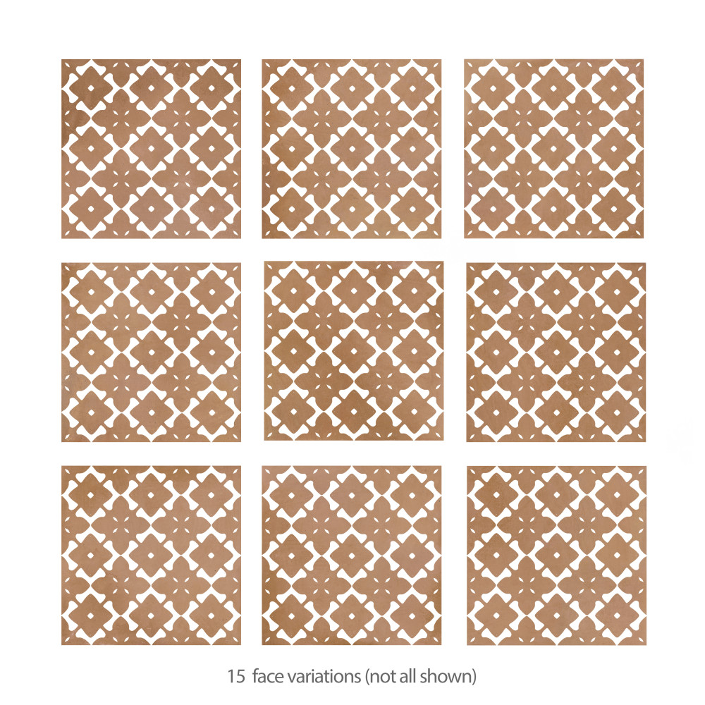 Bari Fortuna Terra 12-7/8 in. x 12-7/8 in. Porcelain Floor and Wall Tile