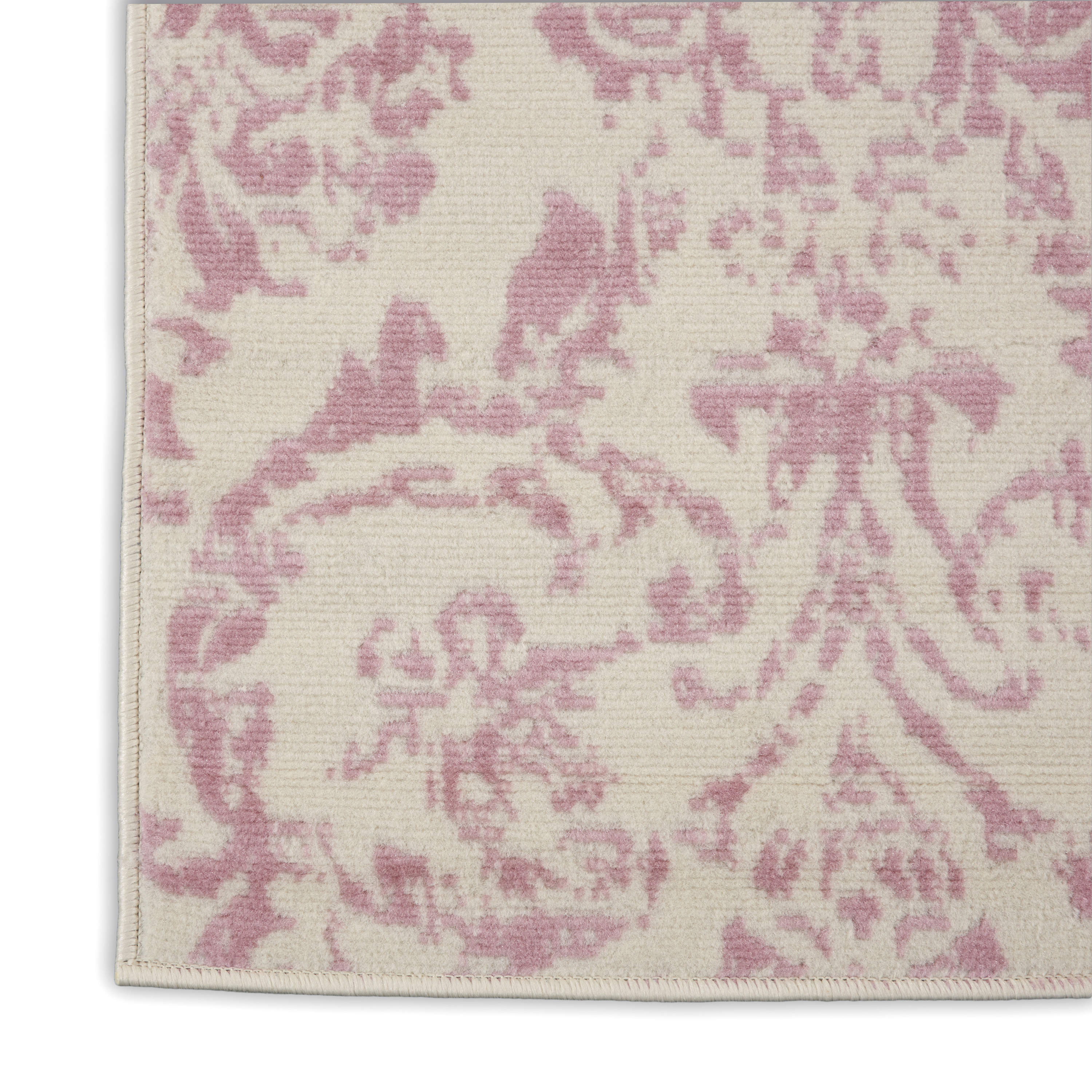 Nourison Jubilant 2' x 6' Ivory Pink Vintage Indoor Rug