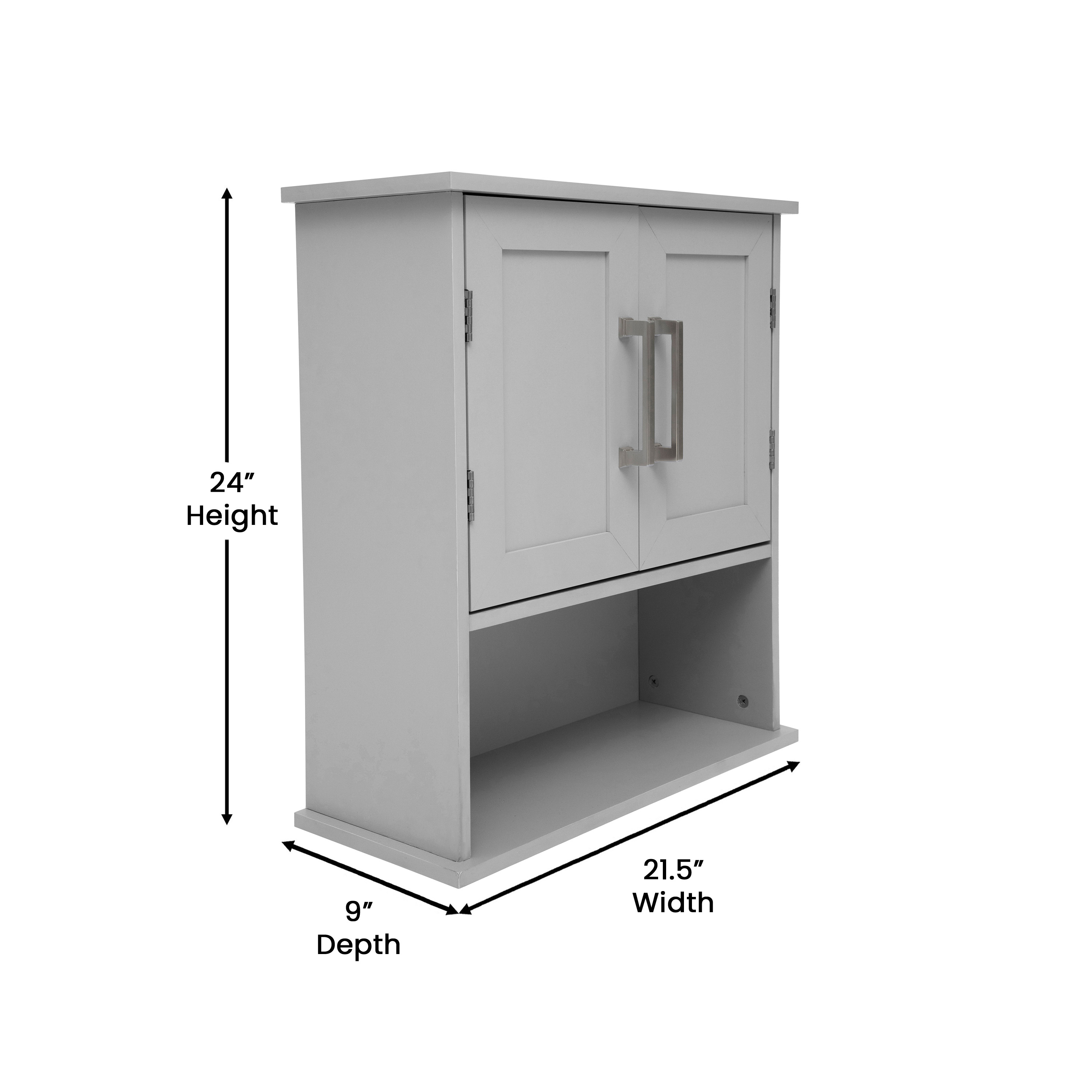 Vesta Wall Mounted Bathroom Medicine Cabinet Organizer with Adjustable In-Cab... - Picture 6 of 22