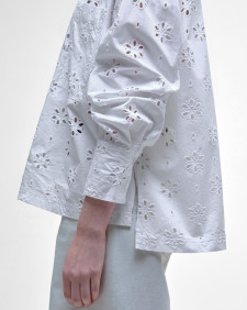 Melissa Broderie Anglaise Shirt White