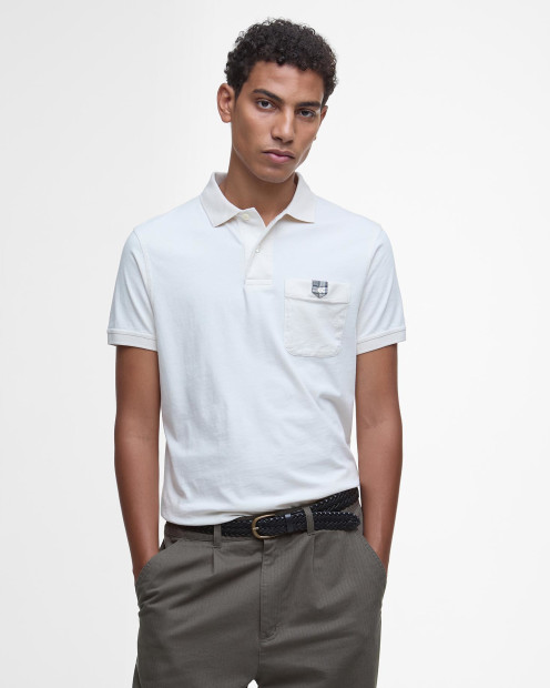 Tothill Tailored Polo Shirt Antique White