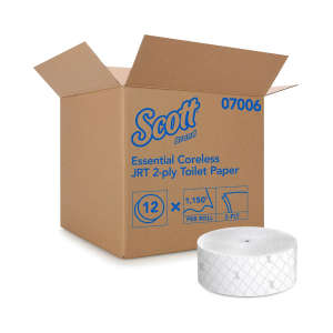 KIM07006, Kimberly Clark, Scott Essential, 2 ply, 3.78in Bath Tissue