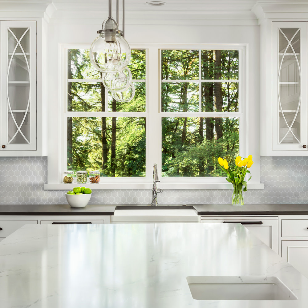 Sample – Liverpool Hex White Ceramic Mosaic Tile