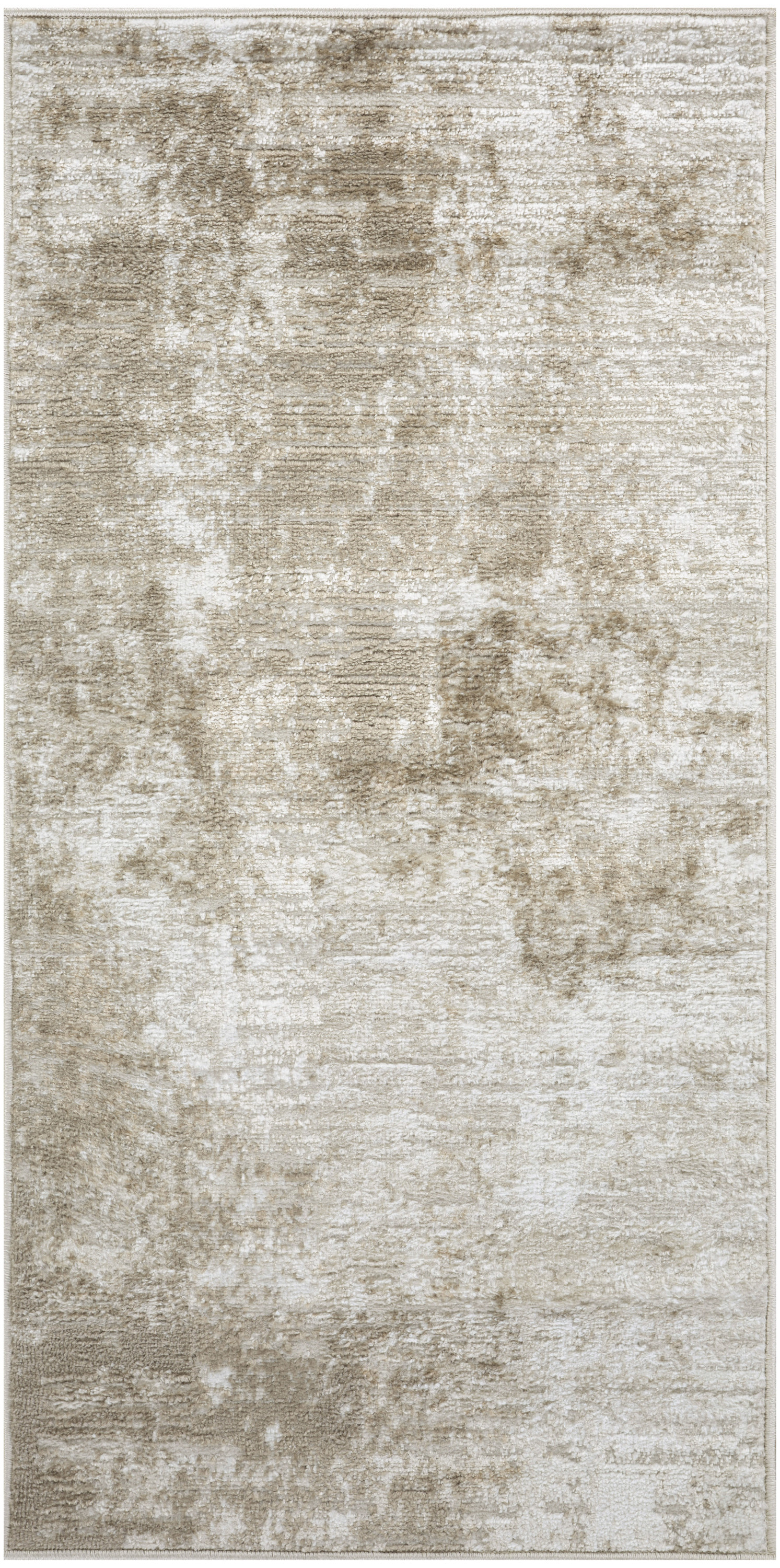 Nourison Dekor 2' x 4' Ivory Taupe Modern Indoor Rug