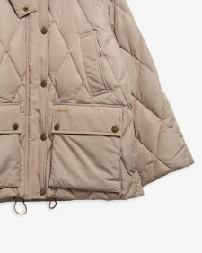 Yasmin Down Puffer Jacket Light Trench