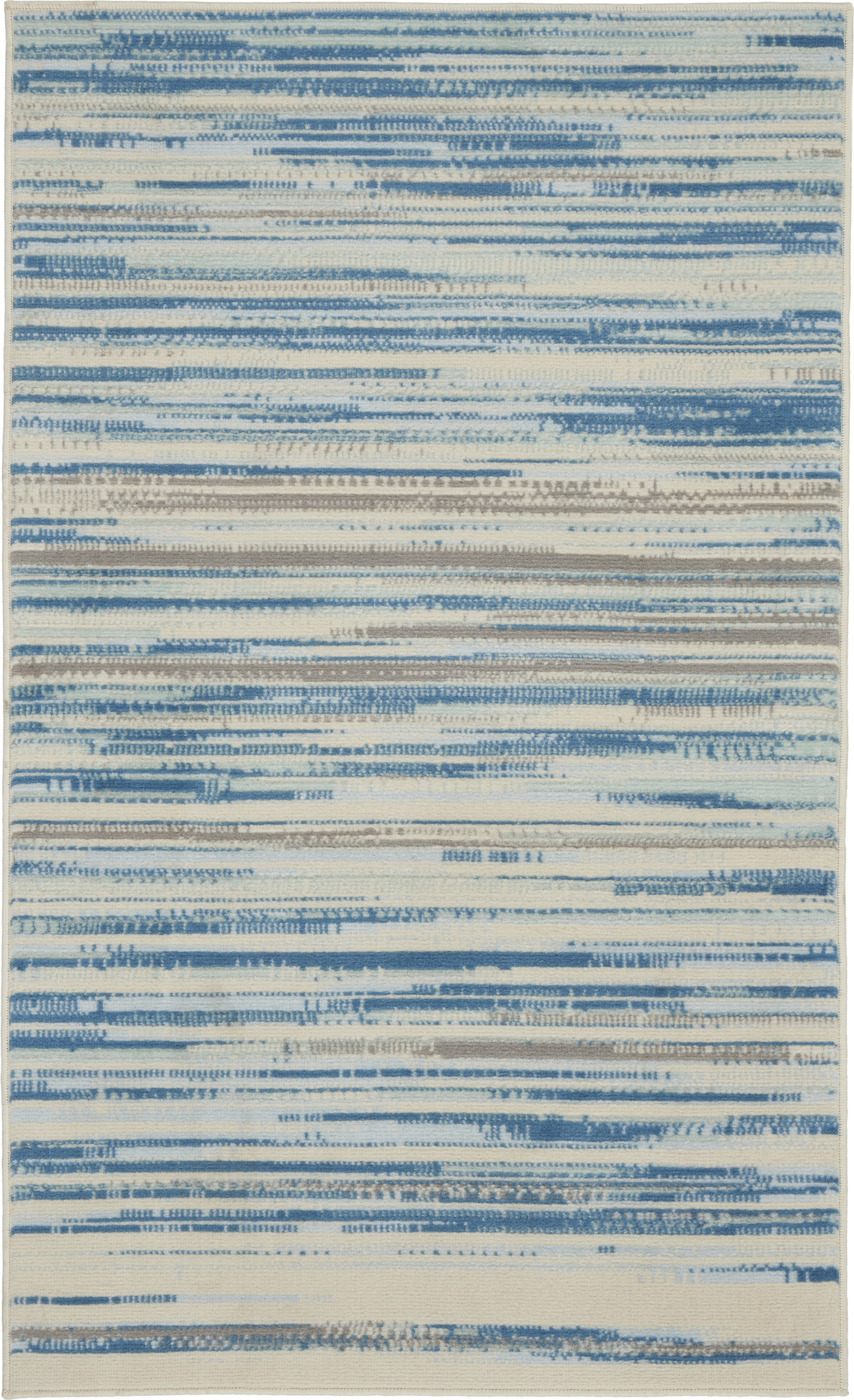 Nourison Jubilant 3' x 5' Blue Modern Indoor Rug