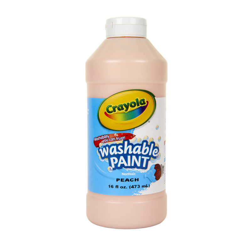 Washable Paint, Peach, 16 oz.
