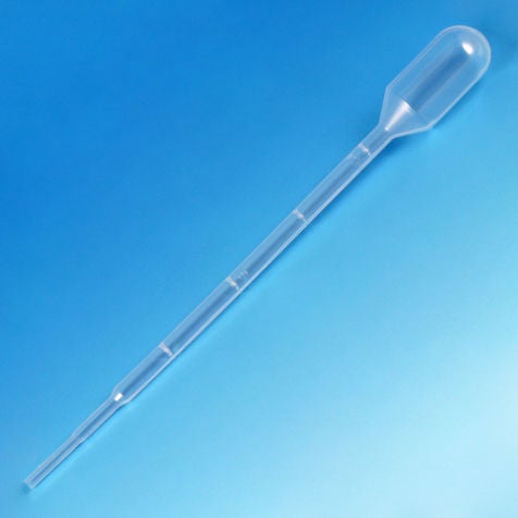 Globe Scientific Transfer Pipette, 3 mL, 2.2 mL Draw Volume