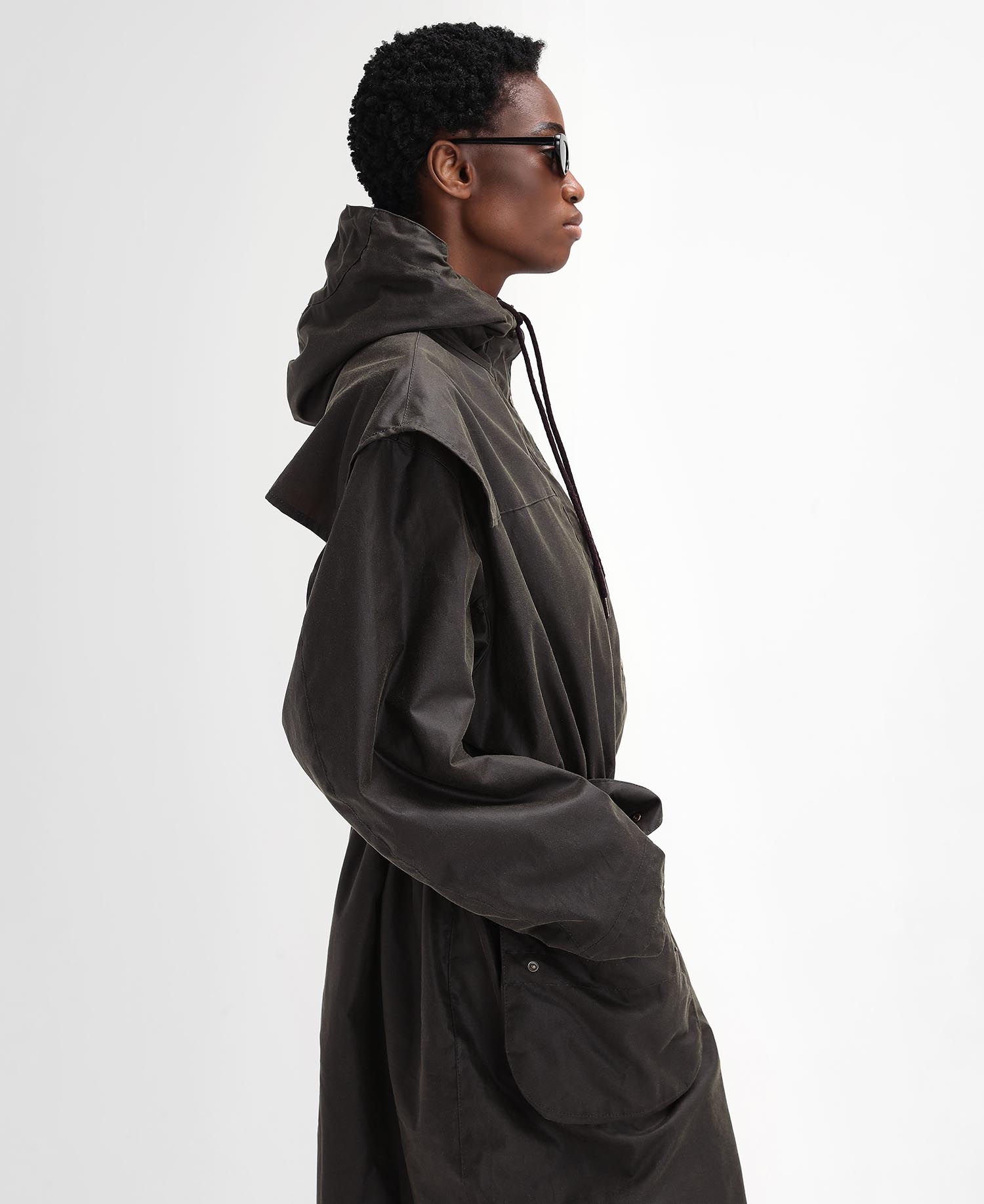 Barbour The Edit by Alexa Liam Waxed Parka image number 3