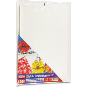 Color Diffusing Paper, 12" x 18", 100 Sheets