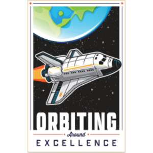 Poster 13"x19" Mission To Explore Orbiting