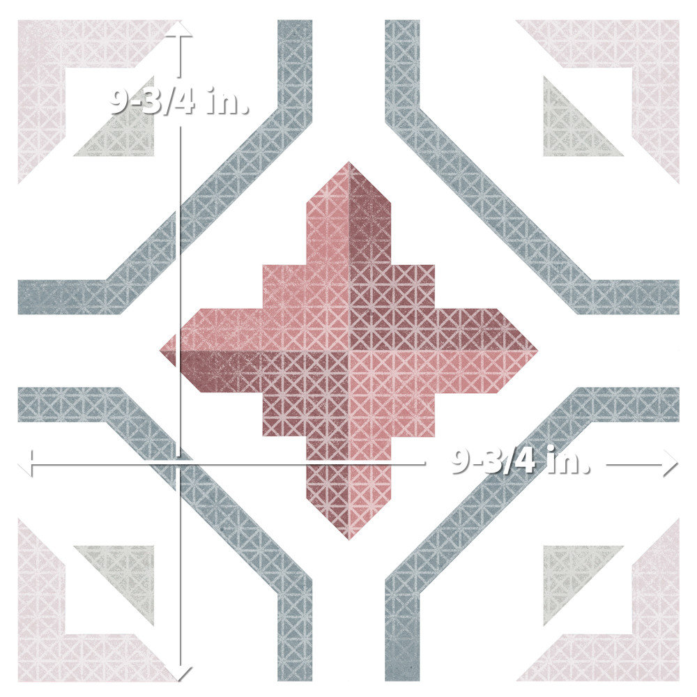 Prisma Rioja 9-3/4 in. x 9-3/4 in. Porcelain Floor and Wall Tile