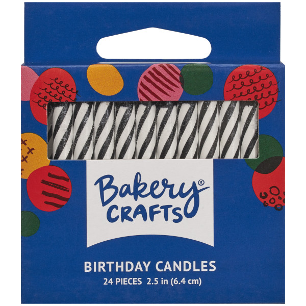 Black Spiral Smooth & Spiral Candles