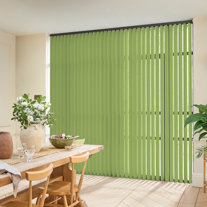 Acacia Blackout Green Vertical blind