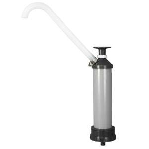 Impact, Plastic Drum Pump, 8 oz, Gray