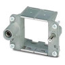HC-M-B Series Module Carrier Frame Die-Cast Zinc Alloy B6 Size Sleeve Side 2-Slots Silver 51 L x 36.2 H x 34.5 W mm