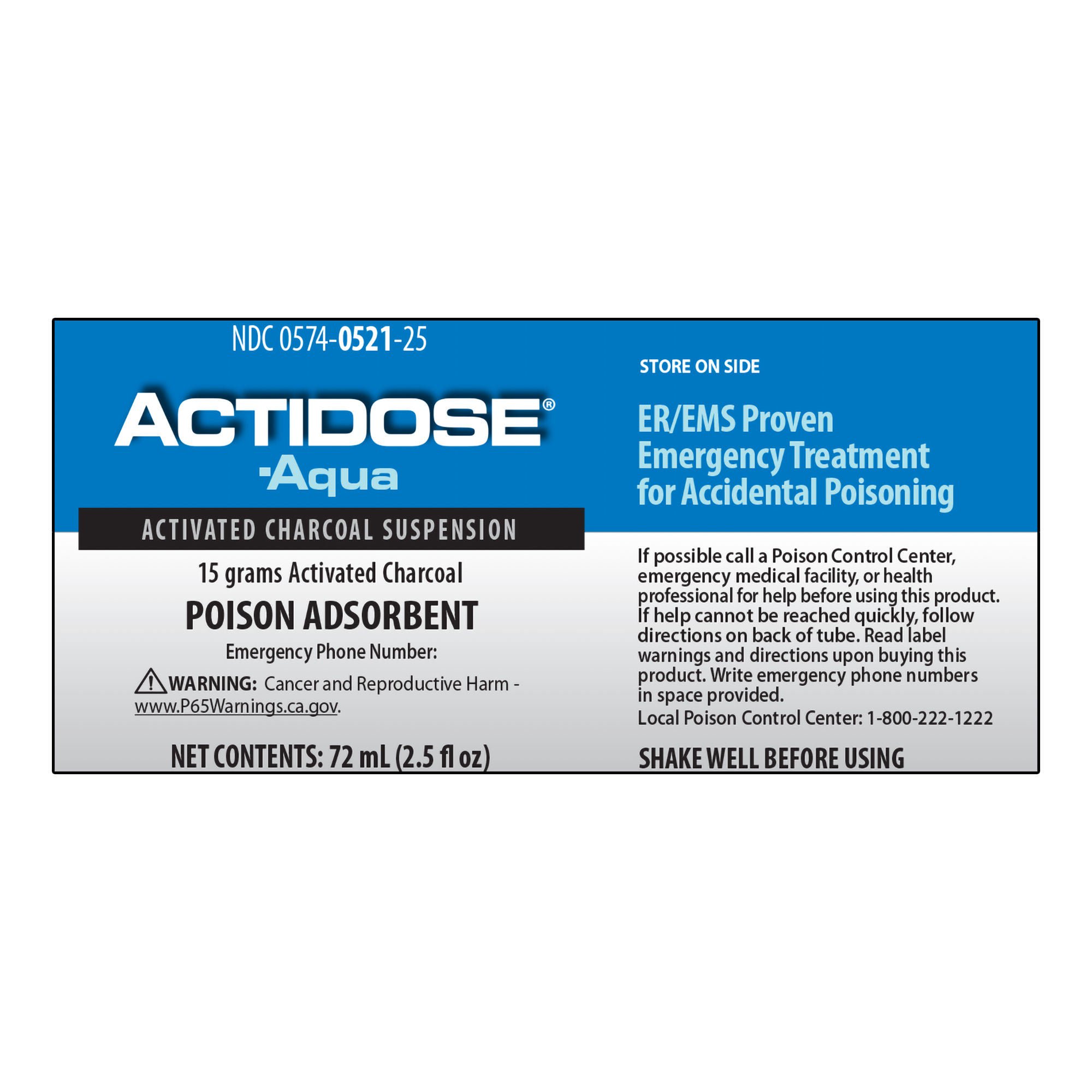 Actidose®-Aqua Activated Charcoal Poison Absorbent