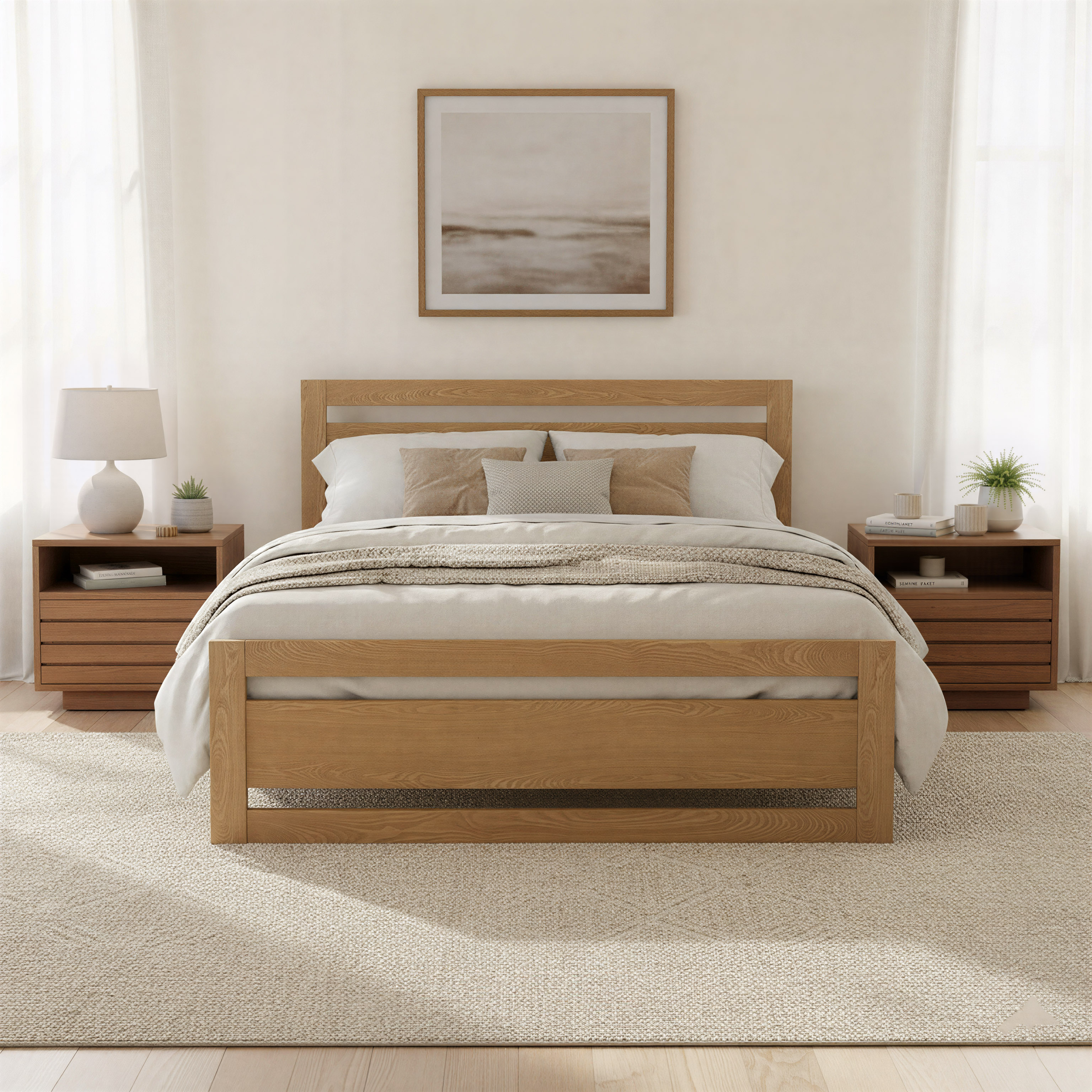 Repos Queen Bed Brown product image