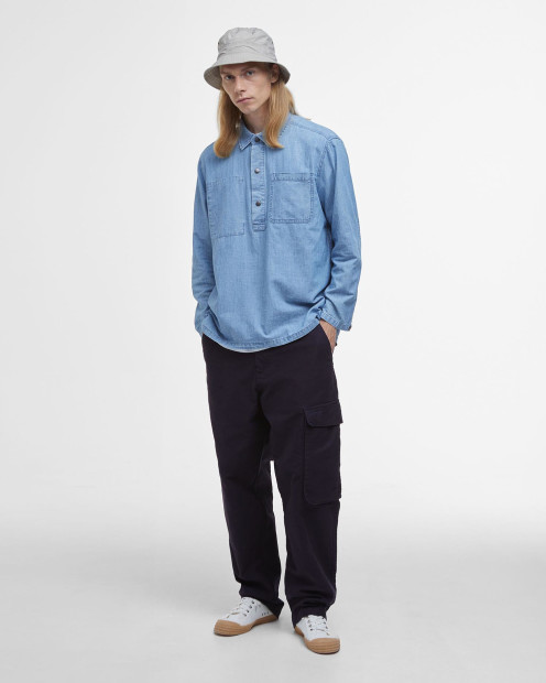 Jungle Sateen Cargo Trousers Classic Navy