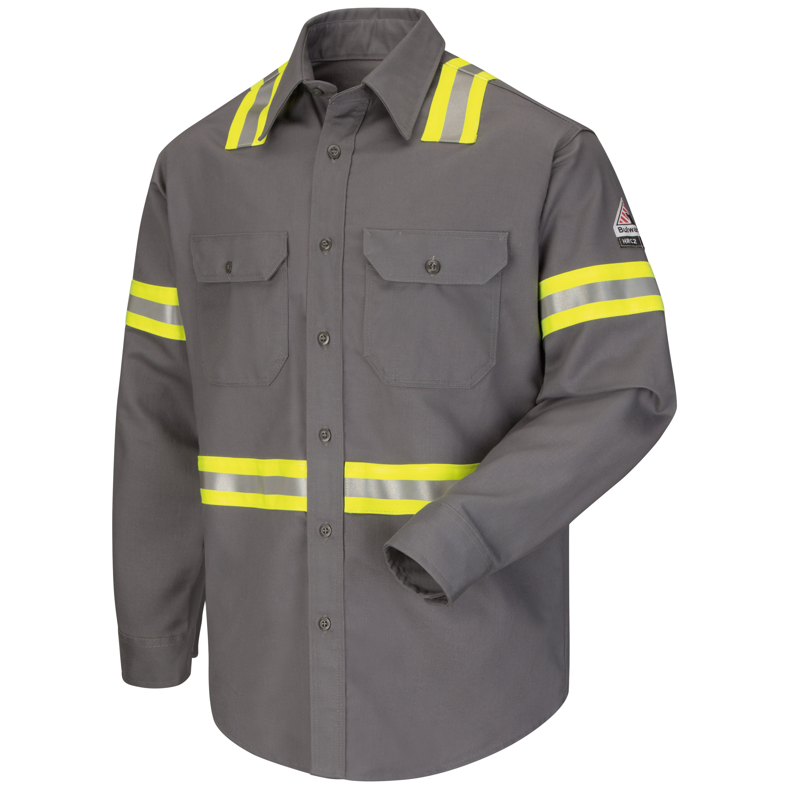 Men‘s Midweight FR Enhanced Visibility Uniform Shirt-Bulwark
