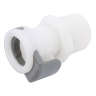 Rapid Coupling Female 3/8"  Wit Valve