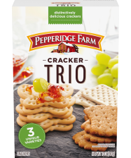 10-ounce packages Pepperidge Farm® Cracker Trio<em> (you'll also need an edible-ink marker to write on the 6 crackers used as tombstones)</em>