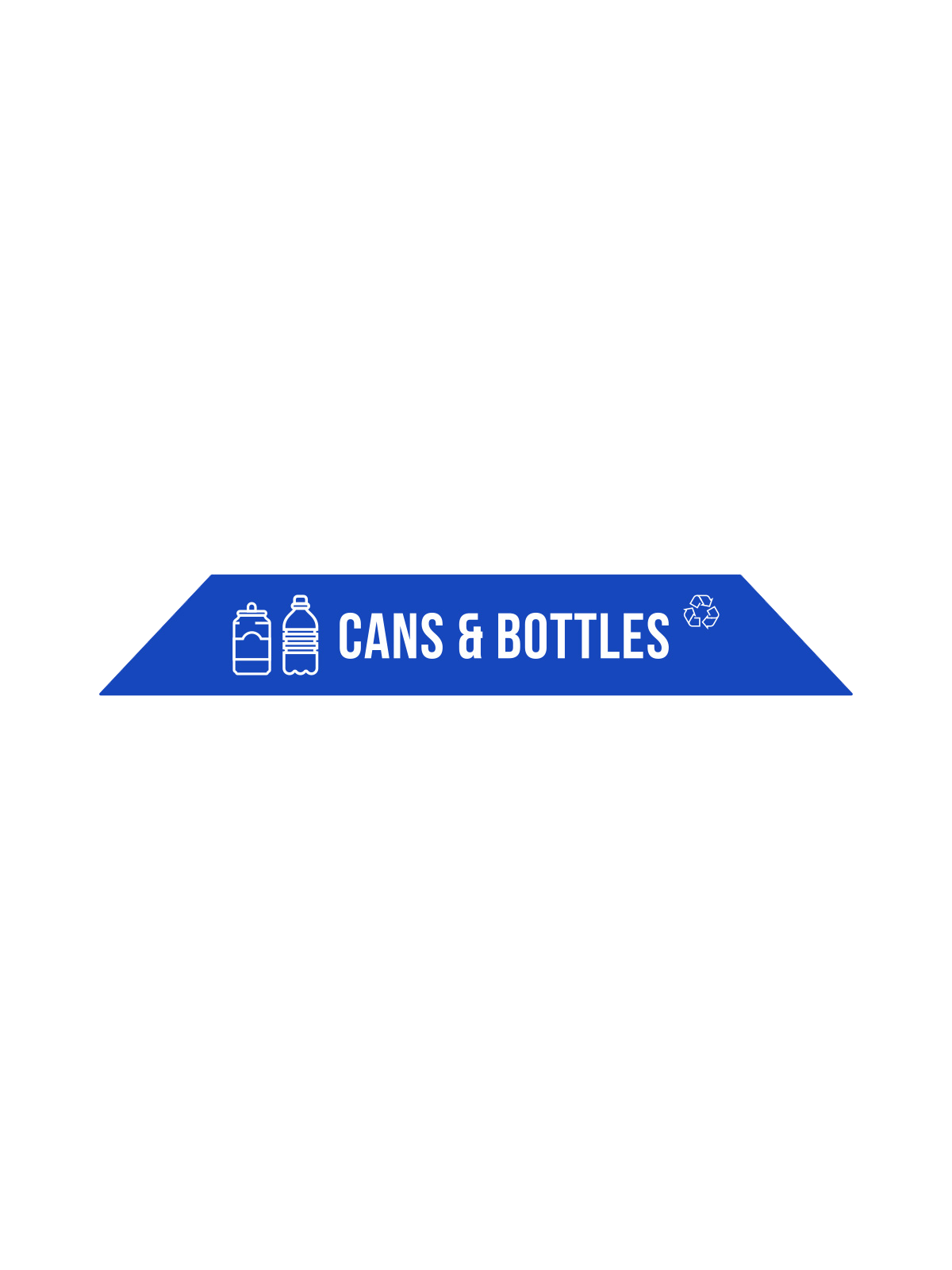 FUSION – Label – Top-Load – Cans & Bottles – Blue