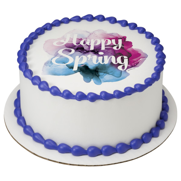 Abstract Watercolor PhotoCake® Edible Image®