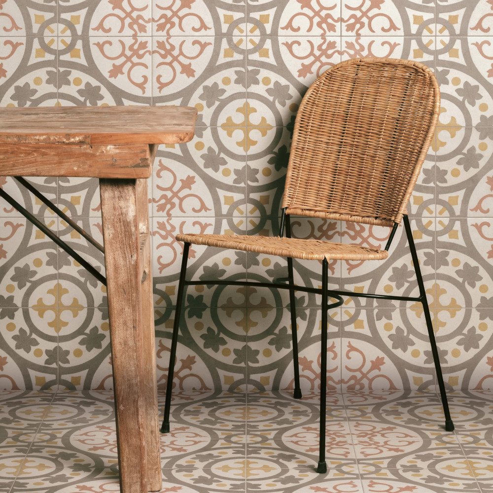 Kings Paname Trocadero 17-5/8 in. x 17-5/8 in. Ceramic Floor and Wall Tile