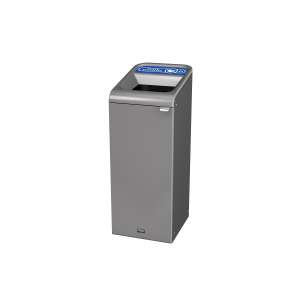Rubbermaid Commercial, Configure™, Mixed Recycling, 15gal, Metal, Gray, Rectangle, Receptacle